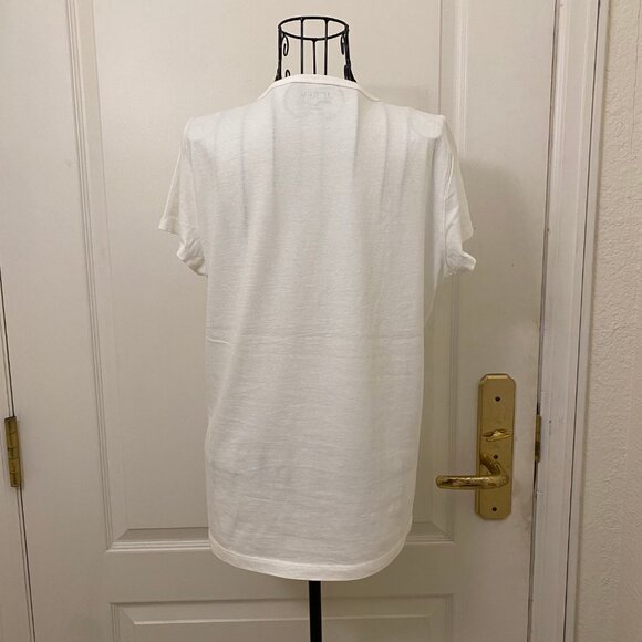 NWOT J. Crew Florida Oranges Graphic T-Shirt In White 100% Cotton Size Medium - Picture 4 of 6